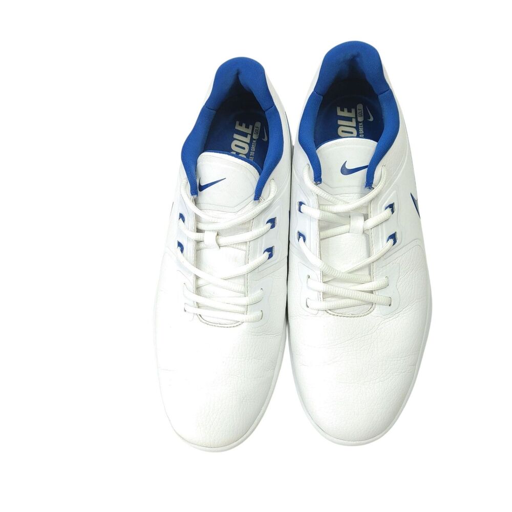 Nike Infinity G Golf Shoes White Blue Cleats AQ2197-102 Mens Size 10.5 - Picture 4 of 16